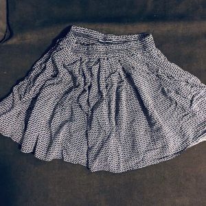 Brandy Melville black and white flounce skirt